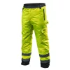 NEO TOOLS Láthatósági Softshell Munkásnadrág, citromsárga, L 81-760-L