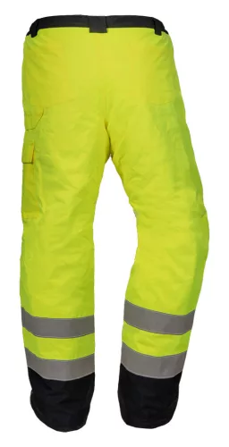 NEO TOOLS Láthatósági Softshell Munkásnadrág, citromsárga, XL 81-760-XL