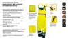 NEO TOOLS Láthatósági kantáros munkanadrág, sárga, S 81-775-S