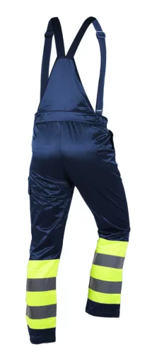 NEO TOOLS KANTÁROS MUNKANADRÁG, LÉLEGZŐ, 240GSM, POLYESTER+PAMUT, TENGERÉSZKÉK, FÉNYVISSZAVERŐ CSÍKOKKAL, S 81-779-S