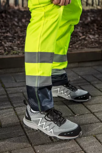NEO TOOLS Láthatósági Munkásnadrág, VISIBILITY, 60% pamut, 40% polyester, 260 gsm, citromsárga, L 81-792-L