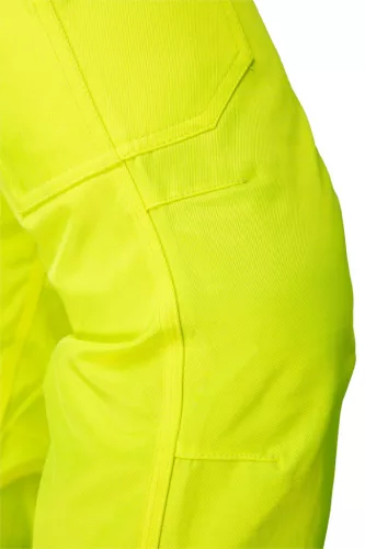 NEO TOOLS Láthatósági Munkásnadrág, VISIBILITY, 60% pamut, 40% polyester, 260 gsm, citromsárga, XXXL 81-792-XXXL