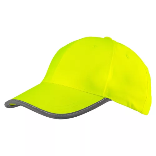 NEO TOOLS Láthatósági baseball munkasapka, citromsárga 81-793