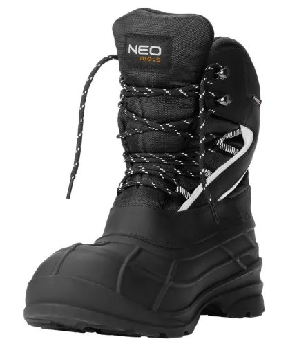 NEO TOOLS Hótaposó bakancs, fűzős, fényvisszaverő betétekkel, 44 82-139-44