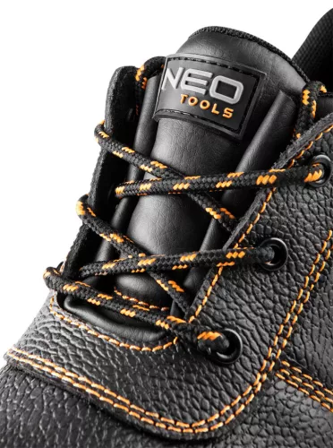 NEO TOOLS Munkavédelmi cipő, bőr, S1 SRC, acél orrmerevítés, 45 82-160-45