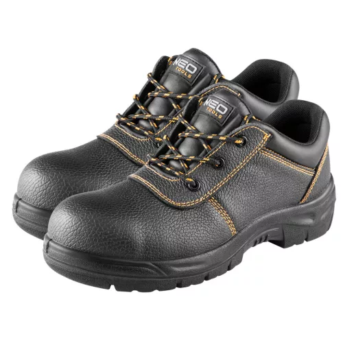 NEO TOOLS Munkavédelmi cipő, bőr, S1 SRC, acél orrmerevítés, 47 82-160-47