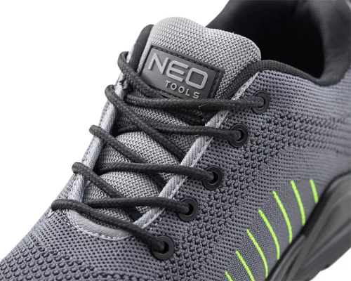 NEO TOOLS Munkavédelmi cipő, S1 FO, textil felsőrész, acélbetét, csúszásmentes talp, 40 82-162-40
