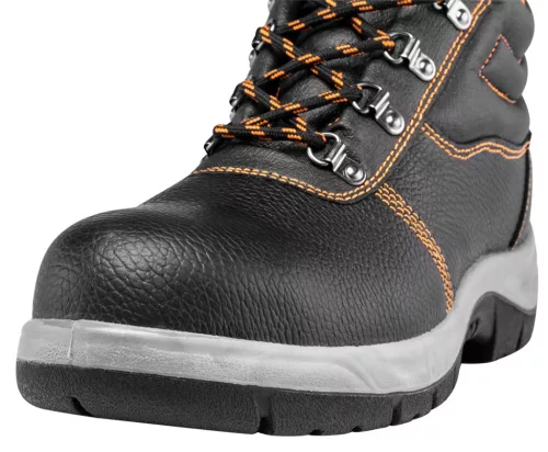 NEO TOOLS Munkavédelmi bakancs, S1 SRC, bőr acélbetétes, 44-es 82-165-44