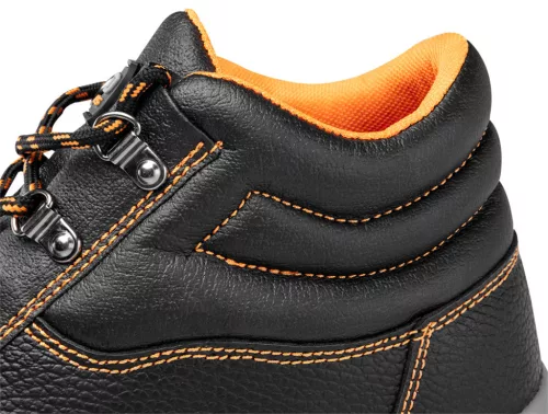NEO TOOLS Munkavédelmi bakancs, S1 SRC, bőr acélbetétes, 44-es 82-165-44