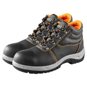   NEO TOOLS Munkavédelmi bakancs, S1 SRC, bőr acélbetétes, 45-ös 82-165-45