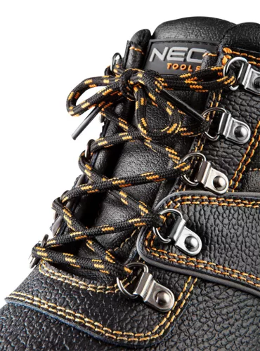 NEO TOOLS Munkavédelmi bakancs, S3 SRC, acélbetétes, acél átszúrásgátló betét, 46-os 82-166-46