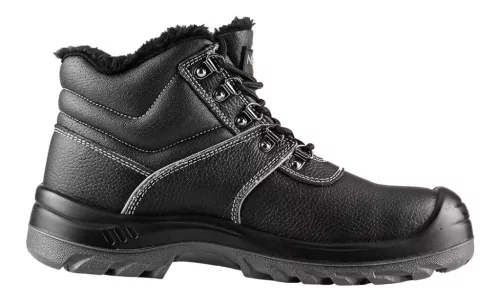 NEO TOOLS Munkavédelmi bakancs, hőszigetelt, bőr felsőrész, acélbetét, csúszásmentes talp, S3 SRC, 45 82-168-45