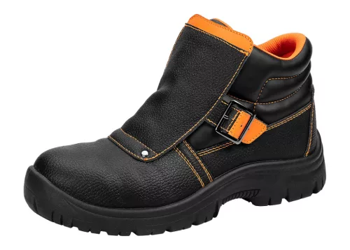 NEO TOOLS Munkavédelmi bakancs, hegesztőbakancs, S1P SRC, bőr, 45 82-180-45