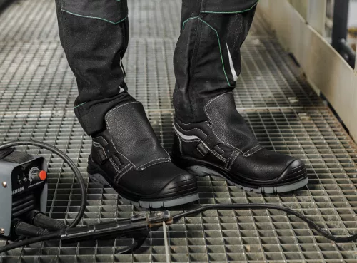 NEO TOOLS Munkavédelmi bakancs, hegesztő bakancs S3 HRO, bőr, 43 82-181-43