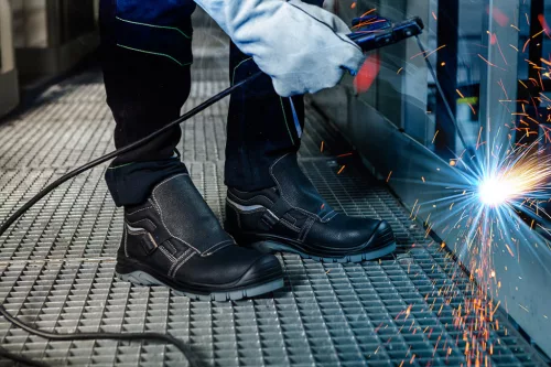 NEO TOOLS Munkavédelmi bakancs, hegesztő bakancs S3 HRO, bőr, 45 82-181-45