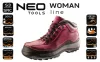 NEO TOOLS Munkavédelmi bakancs, női, S3 SRC, bőr, fémmentes, CE, 36 82-540-36