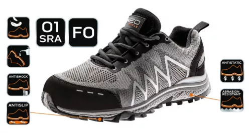NEO TOOLS Munkavédelmi cipő, fémmentes, O1, 45 82-736