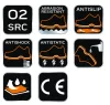 NEO TOOLS Munkavédelmi cipő O2 SRC, bőr, 47, CE 82-760-47