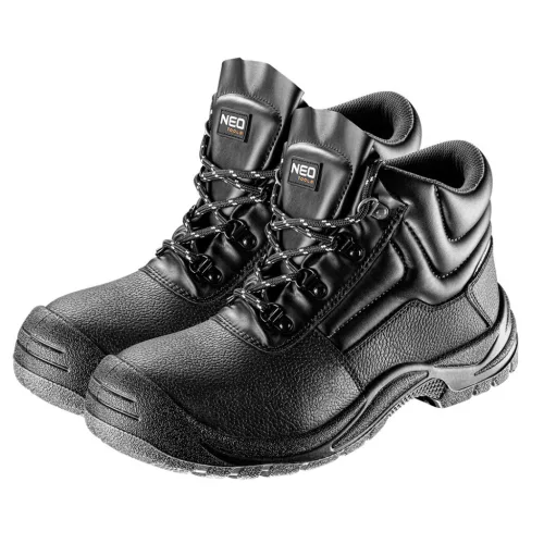 NEO TOOLS Munkavédelmi bakancs O2 SRC, bőr, 45, CE 82-770-45