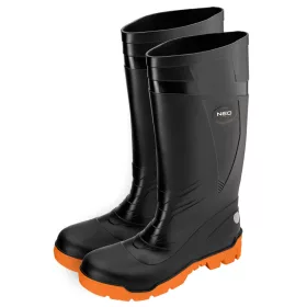   NEO TOOLS Munkavédelmi gumicsizma, PRO S4 SRC, vegyszerálló csúszásmentes talp, kompozit sarok és lábfejvédelem, 41 82-900-41