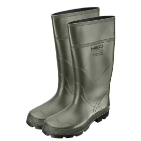   NEO TOOLS Munkavédelmi gumicsizma, OB SRC, vegyszerálló csúszásmentes talp, beépített sarokvédelem, 41 82-901-41