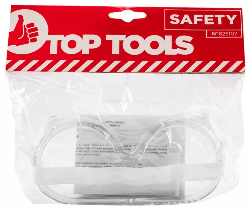 Top Tools VÉDŐSZEMÜVEG, fehér 82S102