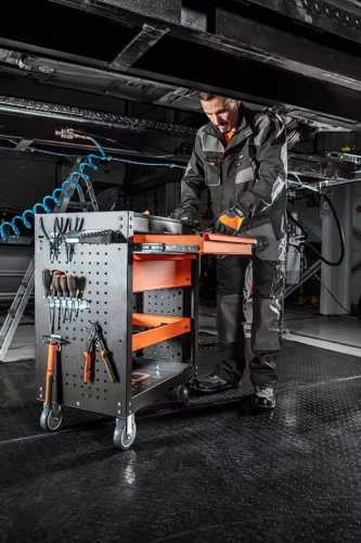 NEO TOOLS Kulcstartó kampó műhelykocsihoz, szerszámtartó falhoz(84-500, 501) 84-094