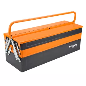   NEO TOOLS Szerszámosláda, szerszámláda FÉM, 550X235X340mm 25 év garanciával 84-101