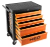 NEO TOOLS Műhelykocsi, 5 fiókos, 680x460x825mm, szerszámkocsi 25 év garanciával 84-214