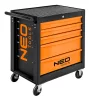 NEO TOOLS Műhelykocsi, 5 fiókos, 117db szerszámmal, 680x460x825mm, szerszámkocsi 25 év garanciával 84-214-6