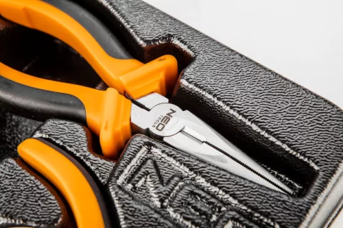 NEO TOOLS Fogókészlet, 5db, műhelykocsitálcával 25 év garanciával 84-230