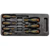 NEO TOOLS Csavarhúzó készlet, PH, 7db, műhelykocsitálcával 25 év garanciával 84-232