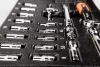 NEO TOOLS Dugókulcskészlet 1/4", 19db, 4-14mm, műhelykocsitálcával 25 év garanciával 84-237