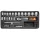 NEO TOOLS Dugókulcskészlet 3/8", 22db, 6-24mm, műhelykocsitálcával 25 év garanciával 84-239