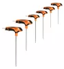 NEO TOOLS IMBUSZKULCS KÉSZLET „T” MARKOLATTAL 6db, MŰHELYKOCSITÁLCÁVAL 84-254