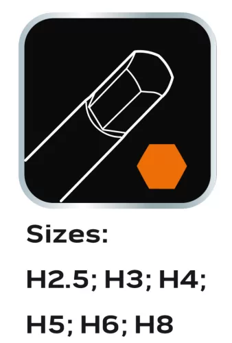 NEO TOOLS IMBUSZKULCS KÉSZLET „T” MARKOLATTAL 6db, MŰHELYKOCSITÁLCÁVAL 84-254