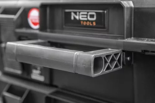 NEO TOOLS Rakásolható szerszámosláda, szerszámláda, műanyag, 200, 58,5x19x38,5cm, System I. 84-255