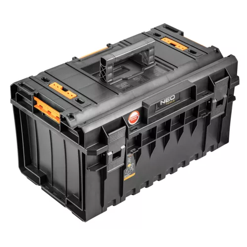 NEO TOOLS Rakásolható szerszámosláda, szerszámláda, műanyag, 350, 58,5x32x38,5cm, System I. 84-256