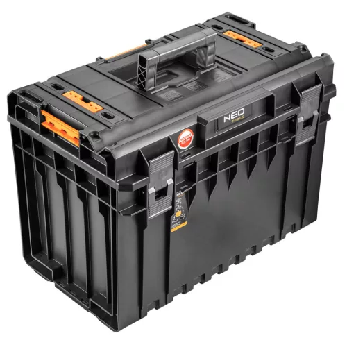 NEO TOOLS Rakásolható szerszámosláda, szerszámláda, műanyag, 450, 58,5x42x38,5cm, System I. 84-257
