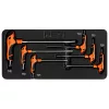 NEO TOOLS Torxkulcs KÉSZLET „T” MARKOLATTAL 6db, MŰHELYKOCSITÁLCÁVAL 84-264