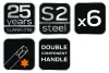 NEO TOOLS Torxkulcs KÉSZLET „T” MARKOLATTAL 6db, MŰHELYKOCSITÁLCÁVAL 84-264
