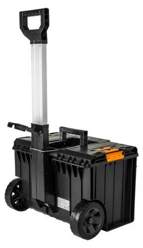NEO TOOLS Rakásolható szerszámosláda, szerszámláda, kerekekkel, System I. 84-266