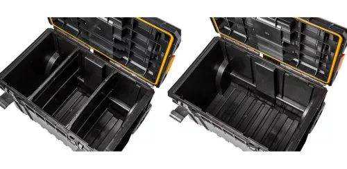 NEO TOOLS Rakásolható szerszámosláda, szerszámláda, kerekekkel, System I. 84-266