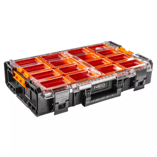 NEO TOOLS Rakásolható szortimenter, rendszerező, 575x330x135mm, System I. 84-268