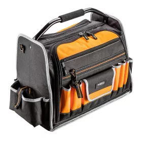   NEO TOOLS Szerszámtáska csőalakú fém fogantyúval, kívül:12 zseb, belül:32 zseb 84-301