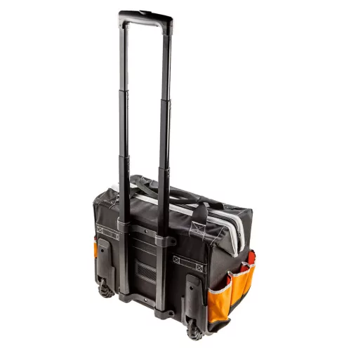 NEO TOOLS Szerszámtáska gurulós, kívül:11 zseb, belül:6 zseb 84-302