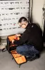 NEO TOOLS Szerszámos hátizsák, fekete, 20l, erősített 600D poliészter, kívül 7 zseb, belül 19 zseb 84-329