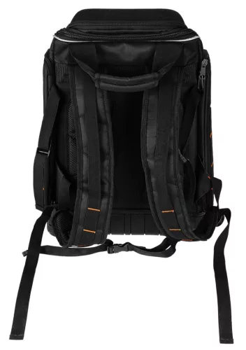 NEO TOOLS Szerszámos hátizsák, fekete, 20l, erősített 600D poliészter, kívül 7 zseb, belül 19 zseb 84-329