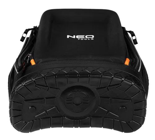 NEO TOOLS Szerszámos hátizsák, fekete, 20l, erősített 600D poliészter, kívül 7 zseb, belül 19 zseb 84-329