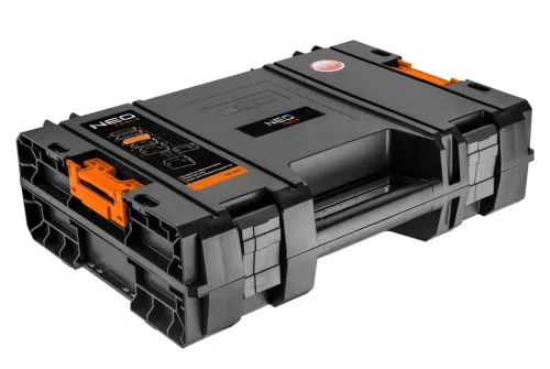 NEO TOOLS Géptartó koffer, 448 x 322 x 126mm, 11l, szivacsos, rakásolható, System I. 84-350